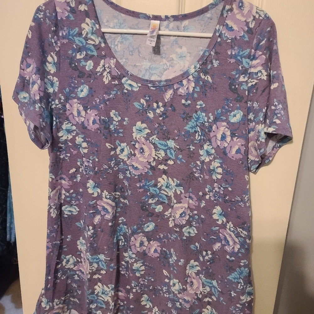 Purple Floral top